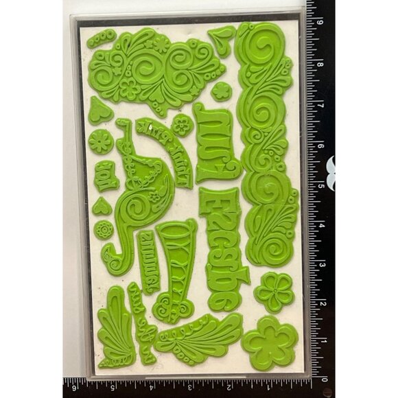 Inque Boutique 50390 Escape Rubber Stamp Set BY SUSAN STRINGFELLOW SUMMER FUN - Picture 2 of 5